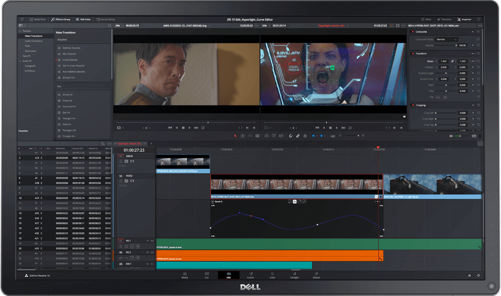 DaVinci Resolve Software