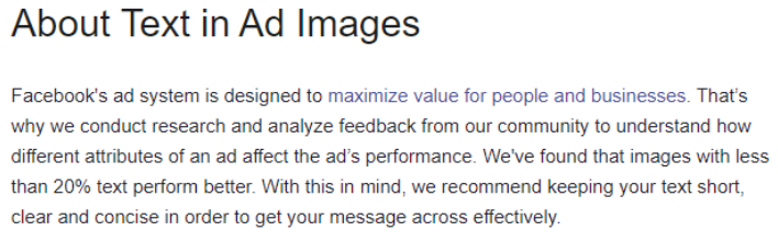 About Text In Ad Images