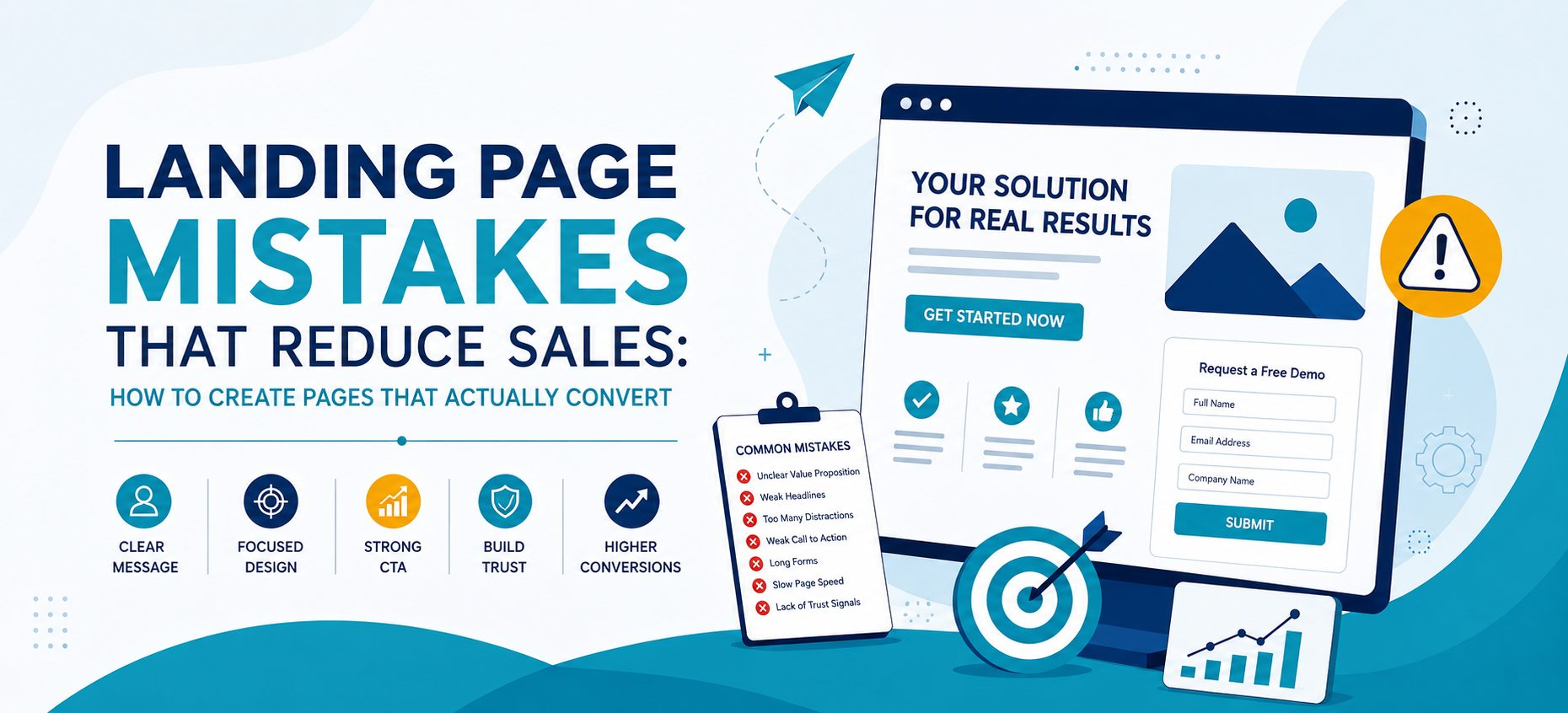 Landing Page Mistakes That Reduce Sales: How to Create Pages That Actually Convert